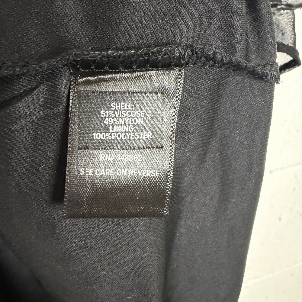Torrid Top Black Velvet Burnout Sheer Lined Whimsigoth Dark Fairy Romantic SZ 2X - Picture 10 of 13